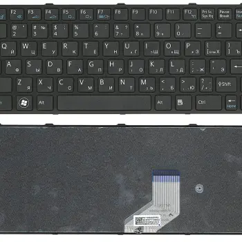 Клавиатура для ноутбука Sony Vaio (SVE11) Black, (Black Frame) RU