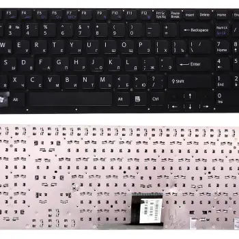 Клавиатура для ноутбука Sony Vaio (VPC-EС) Black, (No Frame) RU
