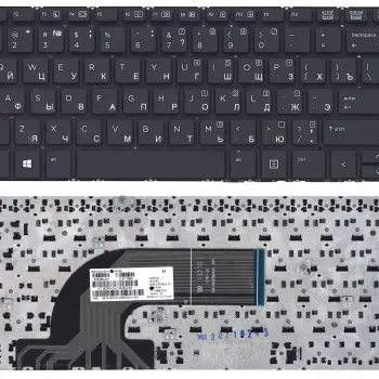 Клавіатура для ноутбука HP ProBook (440, 441, 445, 446) Black, (No Frame) RU