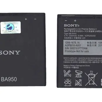 Аккумуляторная батарея для смартфона Sony BA950 Xperia ZR C5502 3.7V Black 2300mAh 8.6Wh