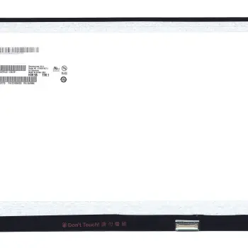 Матриця для ноутбука 15,6", Slim (тонкая), 30 pin eDp (знизу справа), 1366x768 (HD), Светодиодная (LED), крепления сверху\снизу, глянцевая, AU Optronics (AUO), B156XTN07.1