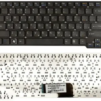 Клавиатура для ноутбука Sony Vaio (VPC-CW) Black, (No Frame) RU