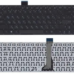 Клавіатура для ноутбука Asus EeeBook (E402) Black, (No Frame) RU