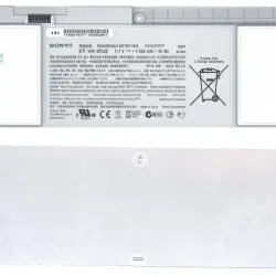 Аккумуляторная батарея для ноутбука Sony VAIO VGP-BPS30 SVT11 11.1V Silver 4050mAh Orig