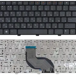 Клавиатура для ноутбука Dell Inspiron (14V, 14R, N4010, N4030, N5030) Black, RU