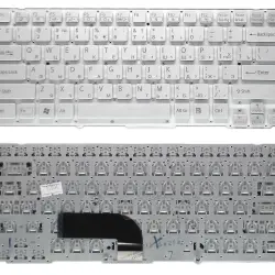 Клавіатура для ноутбука Sony Vaio (VPC-SD, VPC-SB) Silver, (NoFrame) RU