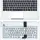 Клавиатура для ноутбука Asus VivoBook (X401U) Black, (White TopCase), RU 1