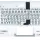 Клавиатура для ноутбука Asus VivoBook (X401U) Black, (White TopCase), RU 3