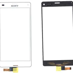 Тачскрін (Сенсорне скло) для смартфону Sony Xperia Z3 Compact D5803, D5833 білий