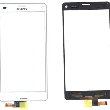 Тачскрін (Сенсорне скло) для смартфону Sony Xperia Z3 Compact D5803, D5833 білий