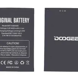 Акумуляторна батарея для смартфону Doogee BAT16484000 X5 Max 3.8V Black 4000mAh 15.2Wh