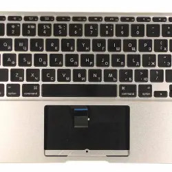 Клавіатура для ноутбука Apple MacBook Air (A1370) 2011+ Black, (Silver TopCase), RU (горизонтальный ентер)
