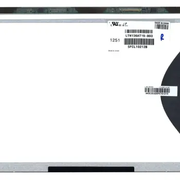 Матрица для ноутбука 15,6", Slim (тонкая), 40 pin (снизу слева), 1366x768, Светодиодная (LED), ушки верх/низ, матовая, Samsung, LTN156AT19-803