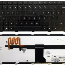 Клавіатура для ноутбука HP Pavilion (DM4-1000, DV5-2000, DV5-2100) с подсветкой (Light), Black, (Black Frame) RU