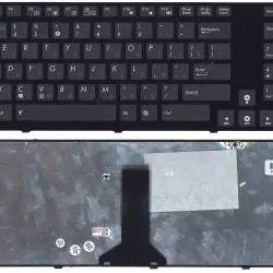 Клавіатура для ноутбука Asus (K93) Black, (Black Frame) RU