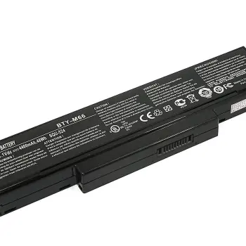 Аккумуляторная батарея для ноутбука MSI BTY-M66 GX600 11.1V Black 4400mAh Orig