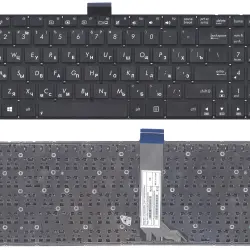 Клавіатура для ноутбука Asus (X502) Black, (No Frame), RU (горизонтальный ентер)