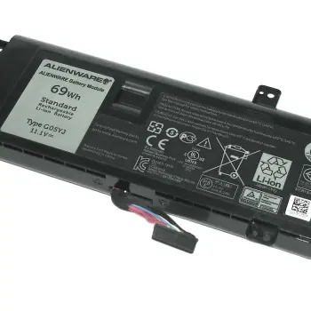 Аккумуляторная батарея для ноутбука Dell G05YJ Alienware 14 11.1V Black 6000mAh Orig