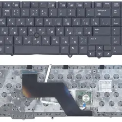 Клавіатура для ноутбука HP Elitebook (8540W, 8540P) с указателем (Point Stick), Black, RU