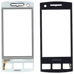 Тачскрін (Сенсорне скло) для смартфону Philips Xenium W725 чорний