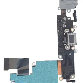 Шлейф разъема питания с аудио-разъемом для Apple iPhone 6 Plus черный