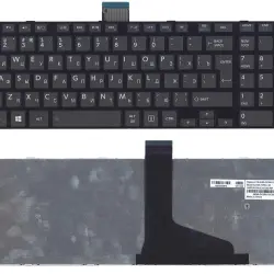 Клавиатура Toshiba Satellite (C50, C50D, C50-A, C50D-A, C55, C55DT, C55DT-A) Black, (Black Frame) RU (вертикальный энтер)