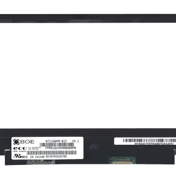 Матриця для ноутбука 11,6", Slim (тонкая), 30 pin eDP (знизу справа), 1366x768, Светодиодная (LED), крепления сверху\снизу, глянцевая, BOE-Hydis, NT116WHM-N23
