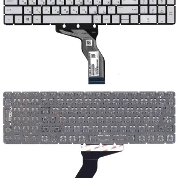 Клавіатура для ноутбука HP (15-BW 250 G6) Silver с подсветкой (Light), (No Frame) RU