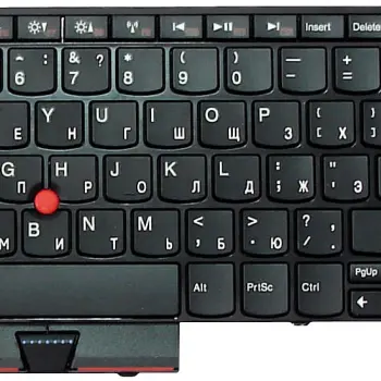 Клавіатура для ноутбука Lenovo ThinkPad Edge (E520), с указателем (Point Stick) Black, (Black Frame), RU