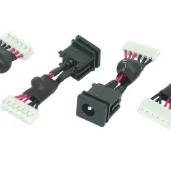 Роз'єм живлення для ноутбука Toshiba QOSMIO F40, F45 с кабелем HY-TO020