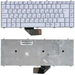 Клавіатура для ноутбука Sony Vaio (VGN-FS) White, RU