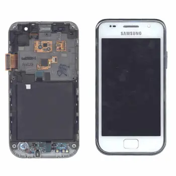 Матриця с тачскріном (модуль) для Samsung Galaxy S GT-I9000 білий с рамкой