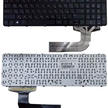 Клавіатура для ноутбука HP Pavilion (17-F, 15-P) Black, (Black Frame) RU