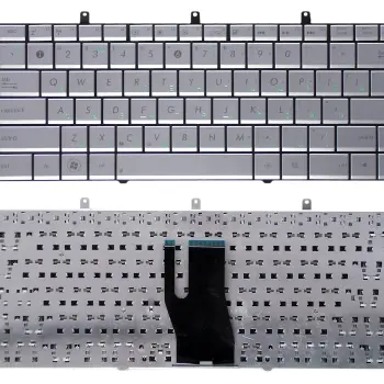 Клавіатура для ноутбука Asus (N45, N45S, N45SF) Silver, RU
