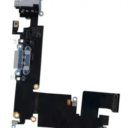 Шлейф роз'єму живлення с аудіо-роз'ємом для Apple iPhone 6 Plus сірий