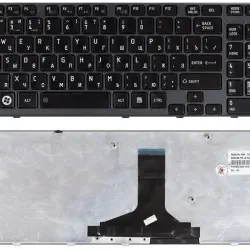 Клавиатура Toshiba Satellite (A660, A660D, A665, A665D, Qosmio X770, P750, P755) Black, (Black Frame) RU