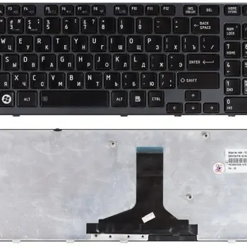 Клавиатура Toshiba Satellite (A660, A660D, A665, A665D, Qosmio X770, P750, P755) Black, (Black Frame) RU