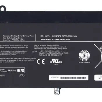 Акумуляторна батарея для ноутбука Toshiba PA5097U-1BRS Kirabook KIRA-10D 14.8V Black 3380mAh Orig