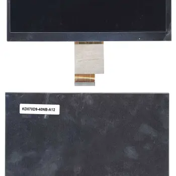 Матриця для планшета 7", Slim (тонкая), 50 pin (знизу зліва), 1024x600, Светодиодная (LED), без крепления, глянцевая, KD070D9-40NB-A12