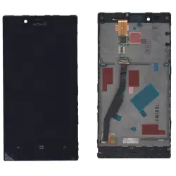 Матриця с тачскріном (модуль) для Nokia Lumia 720 чорний с рамкой