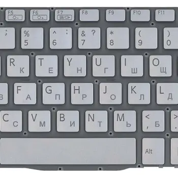 Клавіатура для ноутбука Sony Vaio (SVF14) Silver, (No Frame) RU