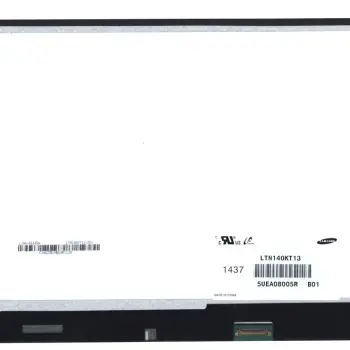 Матриця для ноутбука 14,0", Slim (тонкая), 30 pin eDP (знизу справа), 1600x900, Светодиодная (LED), крепления сверху\снизу, матовая, Samsung, LTN140KT13 B