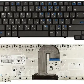 Клавіатура для ноутбука HP Compaq (6510B, 6515B) Black, RU