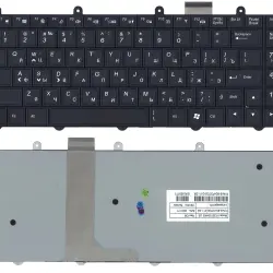 Клавиатура для ноутбука Clevo P170EM с подсветкой (Light), Black, RU