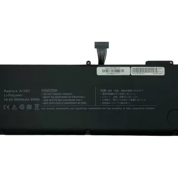 Акумуляторна батарея для ноутбука Apple A1382 MacBook Pro A1286 15" 10.8V Black 5600mAh OEM