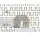 Клавіатура для ноутбука HP Pavilion (DV2-1000, dv2-1020er, dv2-1035er, dv2-1110er) White, RU 3
