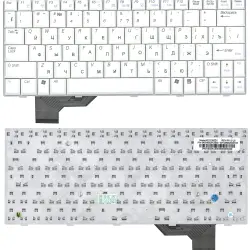 Клавиатура для ноутбука Asus (U5, U5F, U5A, U5S) White, RU