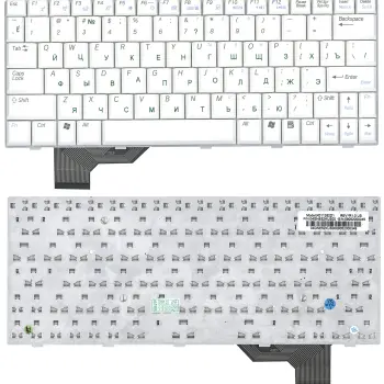 Клавиатура для ноутбука Asus (U5, U5F, U5A, U5S) White, RU
