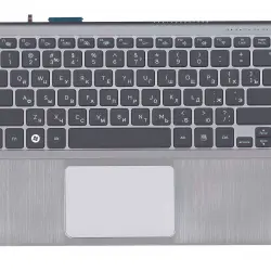 Клавиатура для ноутбука Samsung (900X3A) Black, (Silver TopCase), RU