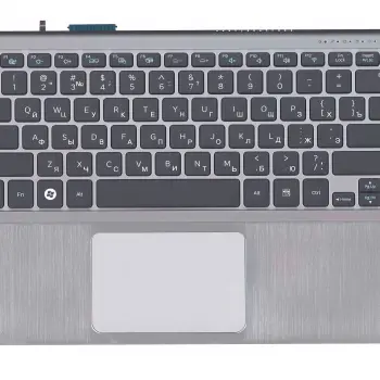 Клавиатура для ноутбука Samsung (900X3A) Black, (Silver TopCase), RU